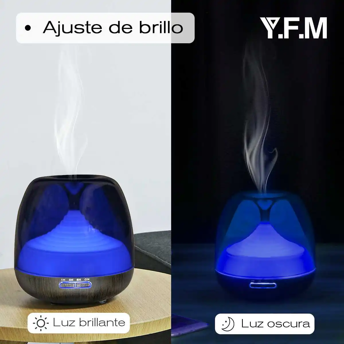

7LED Lights 500ml Essential Oil Diffuser Ultrasonic Air Humidifier Aroma Aromatherapy Diffuser Wood Grain Aromatherapy machine