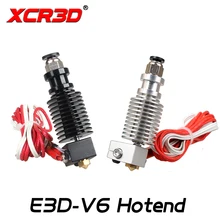 E3D V6 Hotend XCR3D 3D-принтеры компоненты экструдера 0,4/1,75 мм J-head пультом дистанционного управления 12 V 24 V