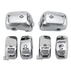 Motorcycle Chrome Hand Control Switch Housing Caps Switch Cap Kit Fit For Harley Softail Sportster Dyna Models ► Photo 2/6