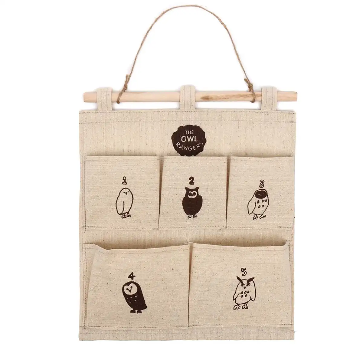 الأخضر متعددة جيوب النقاط القطن الكتان جدار حقيبة تخزين قابلة للحمل الحائط سلة غسيل معلقة الحقيبة الفضاء التوقف أشتات حالة