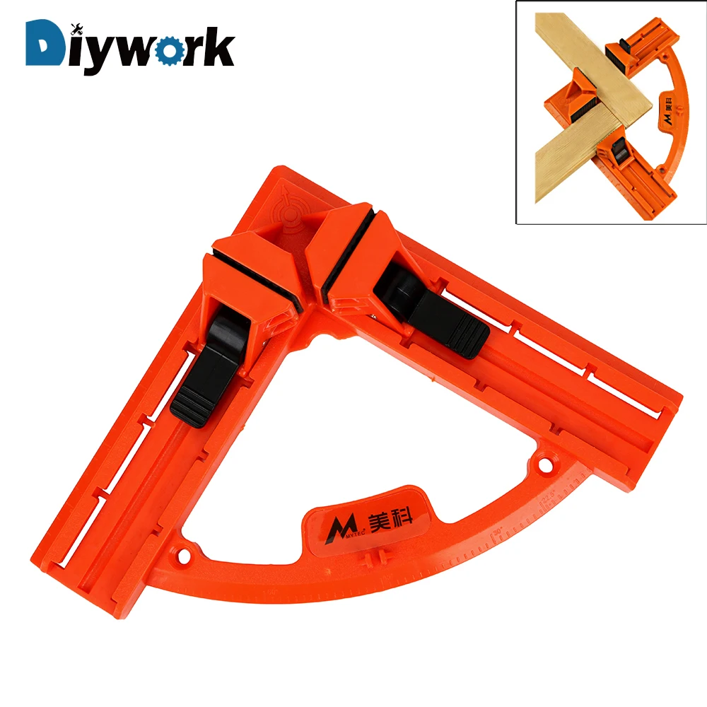 

DIYWORK Glass Fish Tank Clamp Woodworking Tool Picture Frame Clip 90-Degree Right Angled Clip Woodwork Frame Corner Clamp