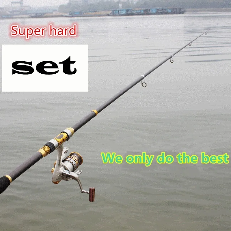 

Telescopic Fishing Spinning Reel Rod Set Fly Pole Casting Carp Feeder Jigging Carbon Super Hard 2.4/2.7/3/3.6 M Tool Peche Pesca