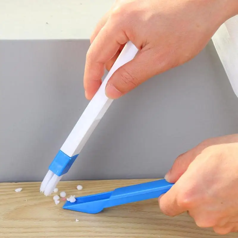 

2 in 1 Window Cleaning Brush with Dustpan Folding Brush Household Keyboard Table Cleaner Kitchen Cleaning Tools