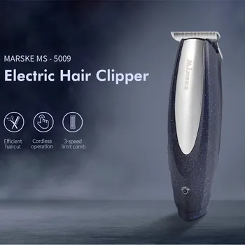 

MARSKE MS - 5009 Cordless Electric Hair Clipper Trimmer Shaving Cutting Machine For Men Style Tools With 3 Limit Comb 100 - 240V