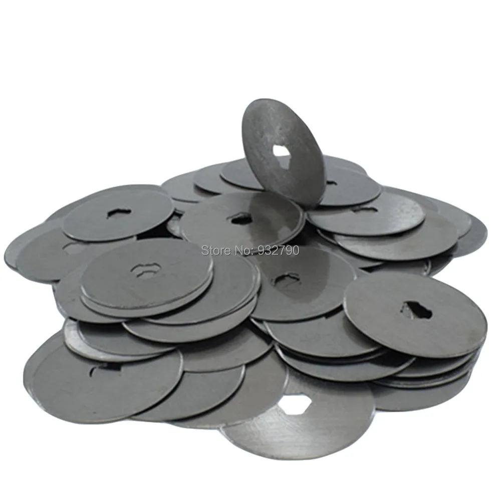 

Pack of 200 28mm Rotary Cutter Spare Blade Rotary Cutter Replacement Blade Craft Fabric Leather Card Mat Paper Sewing Cutting