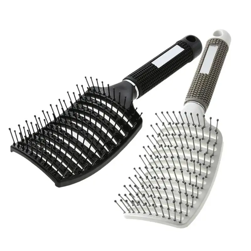 

Hair Scalp Massage Comb Bristle Wet Curly Detangle Hair Brush for Salon Hairdressing Styling Beauty Tools
