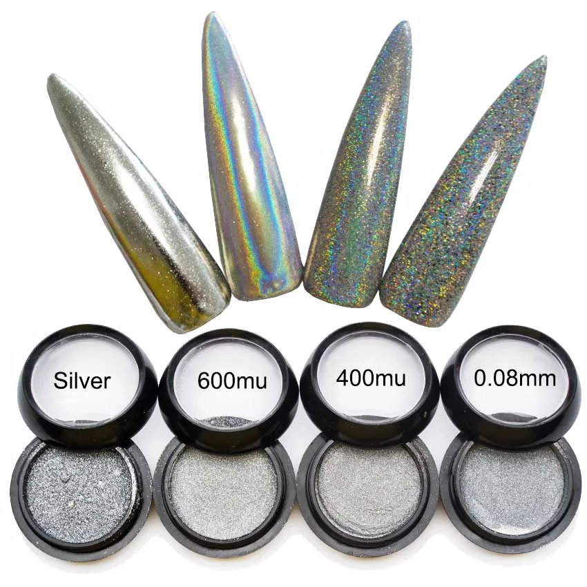 1 Box Holo Rainbow Chrome Mirror Powder Unicorn Powder ...