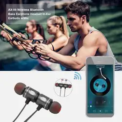ALLOYSEED AX-09 спортивный беспроводной Bluetooth бас-наушник гарнитура наушники-вкладыши с микрофоном