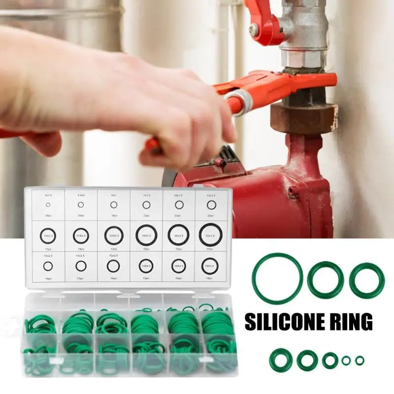 

270 Pcs/set Rubber O Ring Washer Seals Watertightness Assortment o rings Gasket Washer 18 Different Size Gaskets With Orings Kit