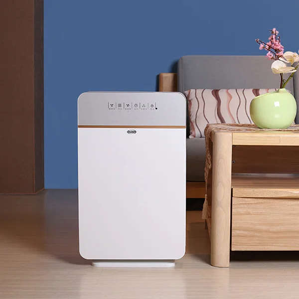 

2019 Household Air Purifier Quiet Design 6-Layer Purification HEPA Multifunctional Network Negative Ion Generator Touch Screen