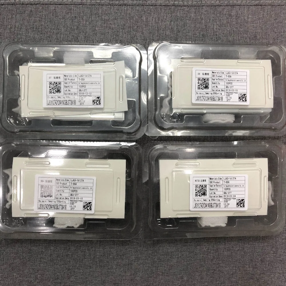 T OCA клей 125um для Samsung s7 egde s8 S10 s9 plus Note 8 9 10 TOCA пленка поврежденная кромка ЖК экран