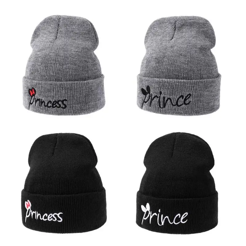 

Fashion Knitted Winter Hat Toddler Kids Girl Boy Baby Infant Winter Cute Solid Color Knitted Hat Embroidery Letters Beanie Cap
