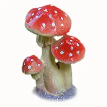 1 шт. моделирование мини грибы садовый орнамент Цветочные Горшки Бонсай микро ландшафтное Украшение Аксессуары