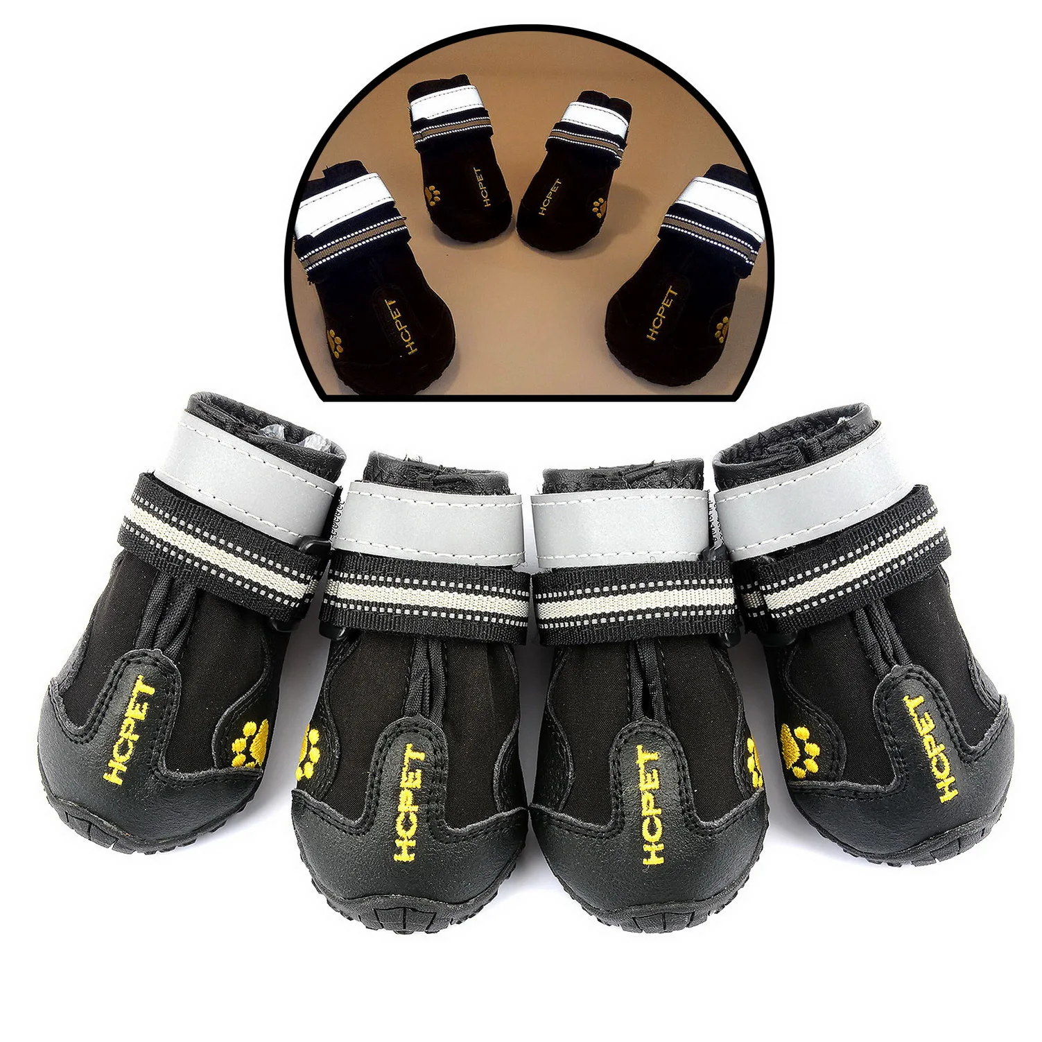 Buy Waterproof Dog Boots Pet Snow Shoes Reflective Paw