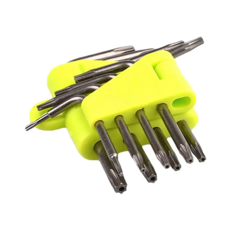 Hexagonal Torx Wrench L Type Screwdriver Hex Key Allen Wrench Set SAE
