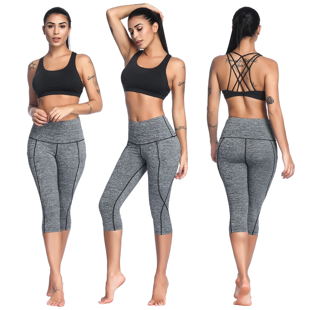 Buy Women's High Waist Yoga Pants Tummy Control
