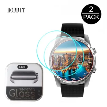 

2Pack For KW99 Smart Watch 0.3mm 2.5D Rounded Edge Tempered Glass Screen Protector GPS SmartWatch Protection Film