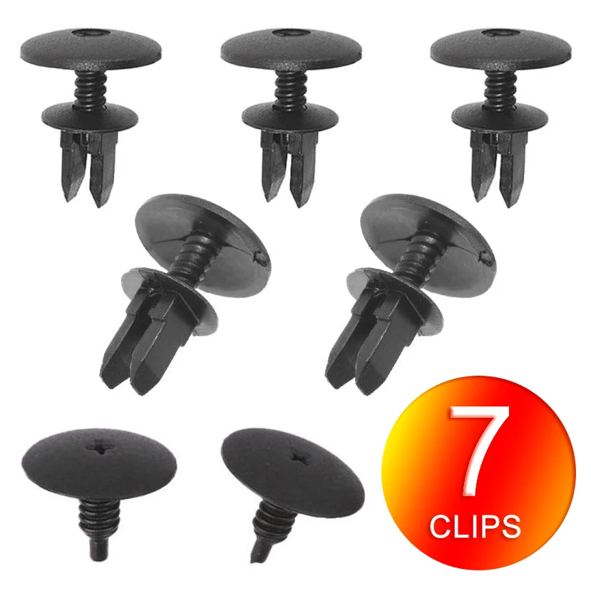 

7pcs Cowl Scuttle Trim Clip Water Rain Tray Deflector Panel for VW GOLF MK3 VR6