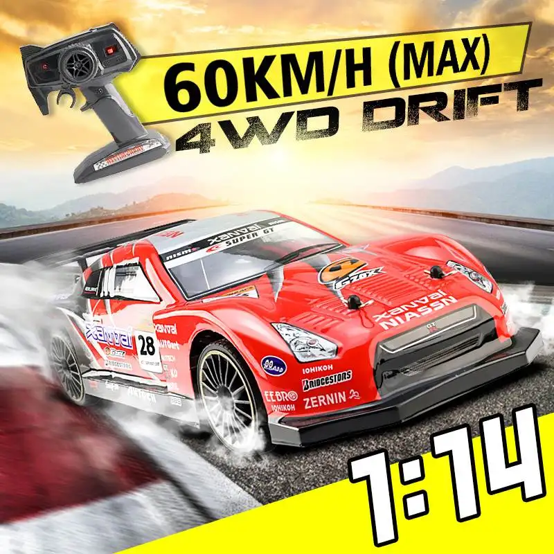 

Electronic High Speed Drive Drift RC 4WD Drift Racing Car Championship Car Remote Control Vehicle USB Charging Hobby Toy Gift