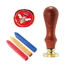 Подпись индивидуальная восковая печать штамп Корона пчела