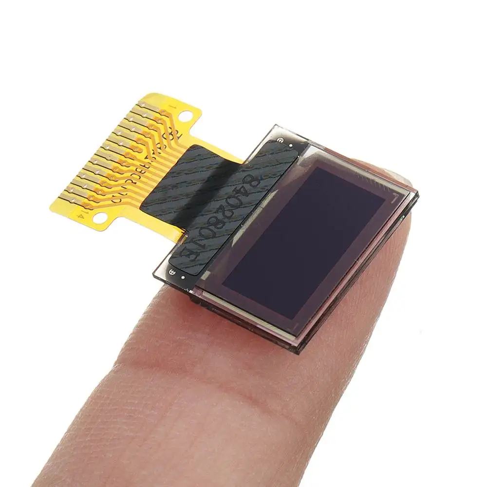 CLAITE 3,3 В OLED дисплей 0,49 дюймов Серийный ЖК-дисплей IIC интерфейс для Arduino дисплей 3,3 В для IIC SSD1306