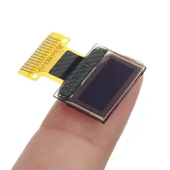 

CLAITE 3.3V OLED Display 0.49 inch Serial LCD Display IIC Interface For Arduino Display 3.3V For IIC SSD1306