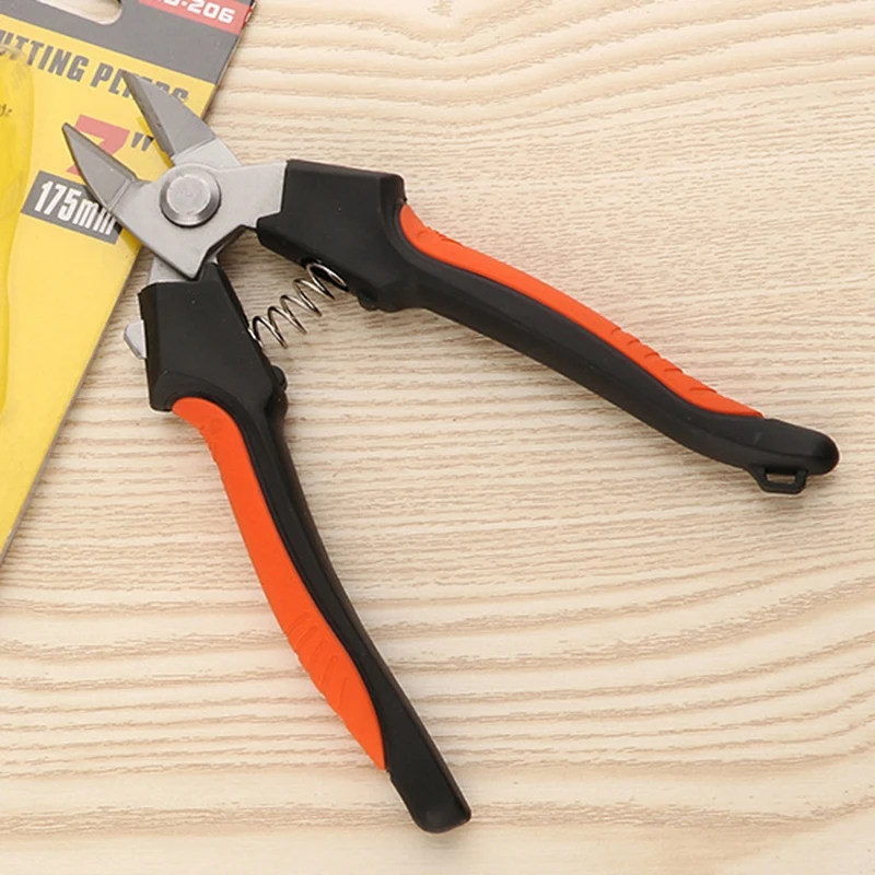 

New Sd-206 Diagonal Pliers Electronic Scissors Stripping Scissors Oblique Shears Cable Wire Cutter 5Cr13 Manually Pliers