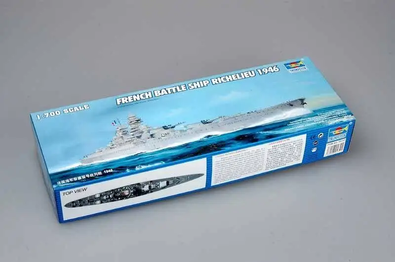 Trumpeter 1/700 05751 French Battleship Richelieu 1946 | Игрушки и хобби