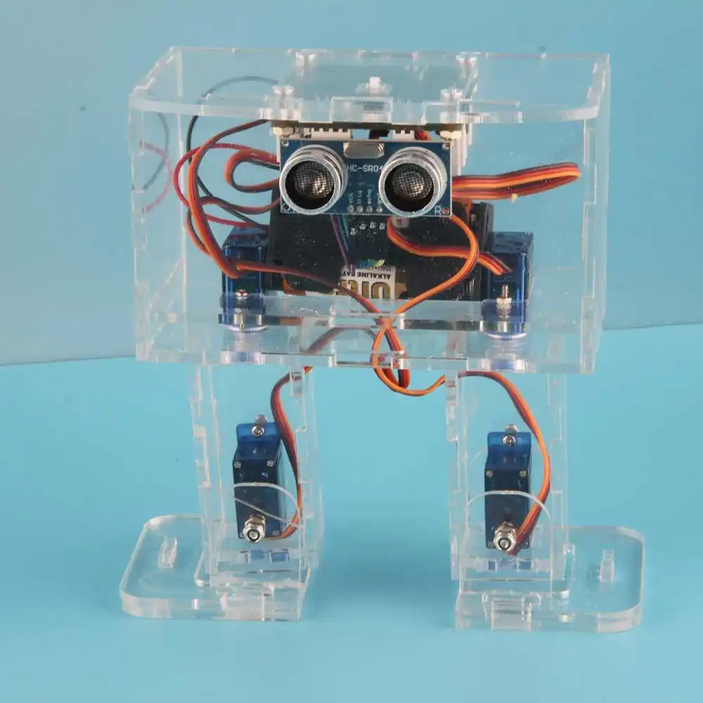 Domibot DIY паровой для Arduino Танцы RC робот Обучающий робот игрушка с сервоприводы детские игрушки подарок