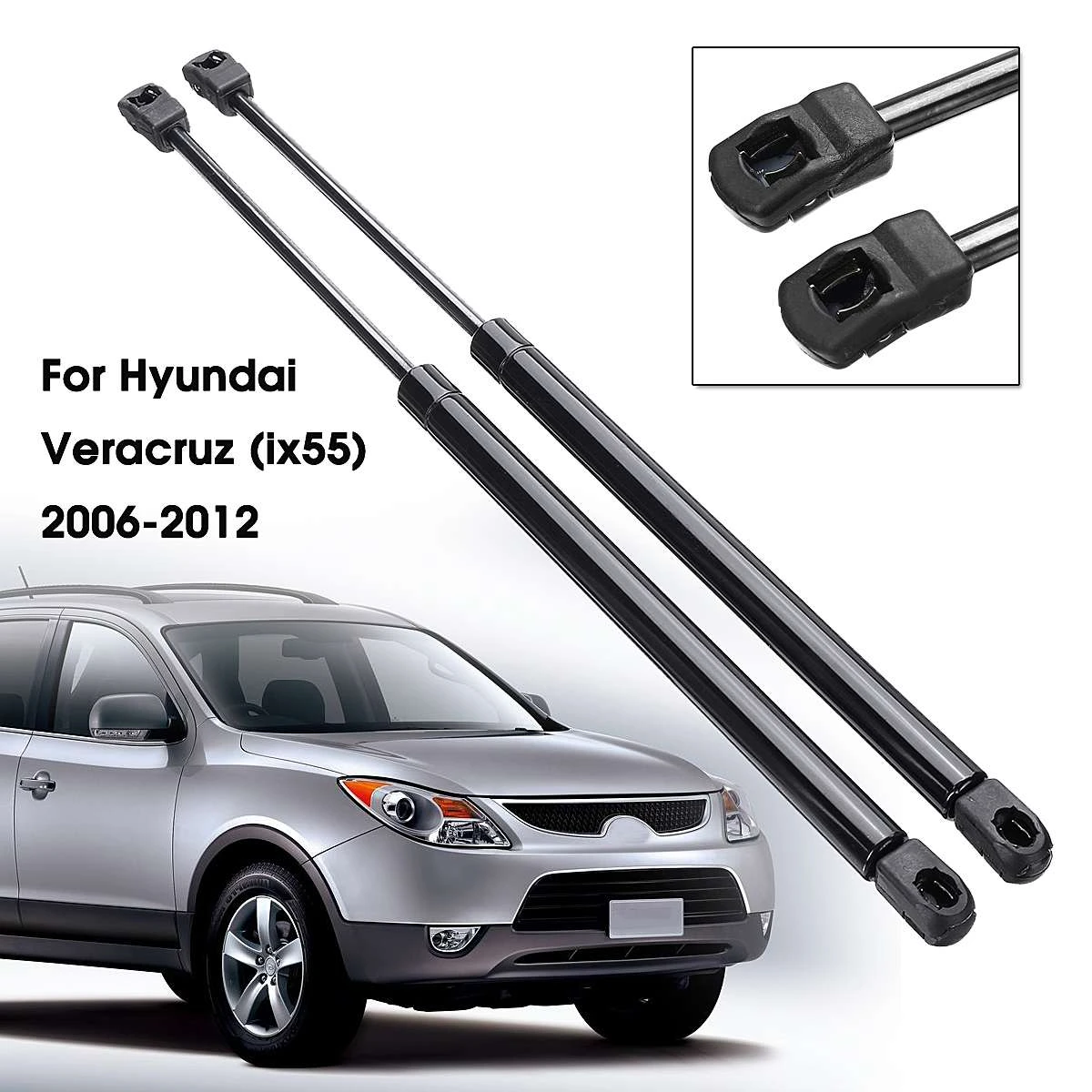 For Hyundai Veracruz Rear Hatch Lift Support Shock Strut Rod Replacement Set 