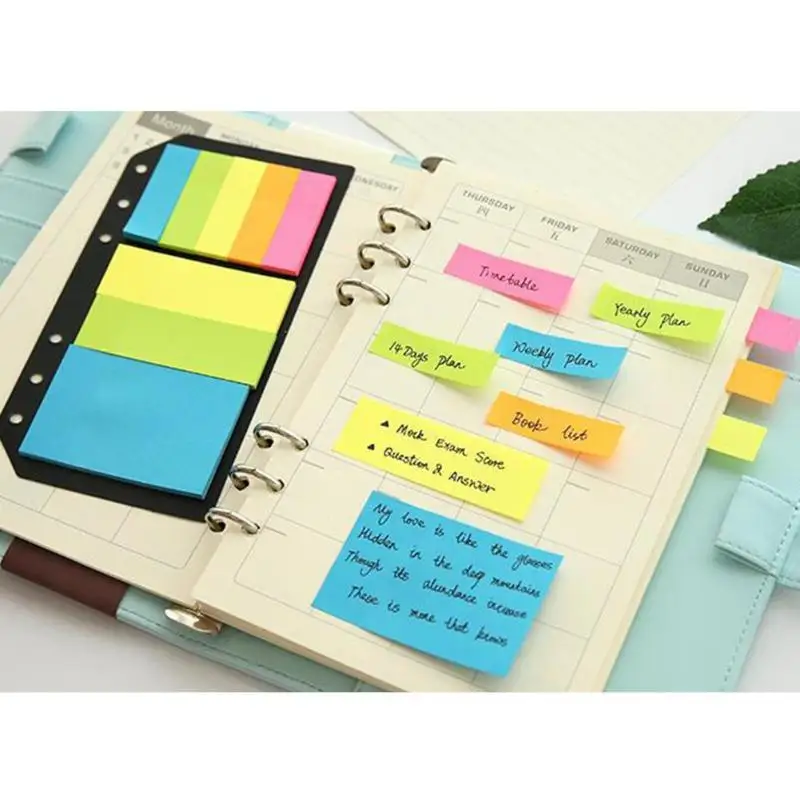 

Notebook Memo Pad Sticky Notes Index Tag Memo Pad Label Tag Bookmark Stickers Sign Planner Message Stationery Supplies