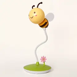 USB зарядка светодиодный Bee ночник 5 В трогательный Настольный светильник с регулируемой яркостью для кормления ребенка спальный ночник для