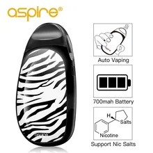 Электронная сигарета мини Vape Pod System aspire Cobble Starter Kit установлен 1.4ohm