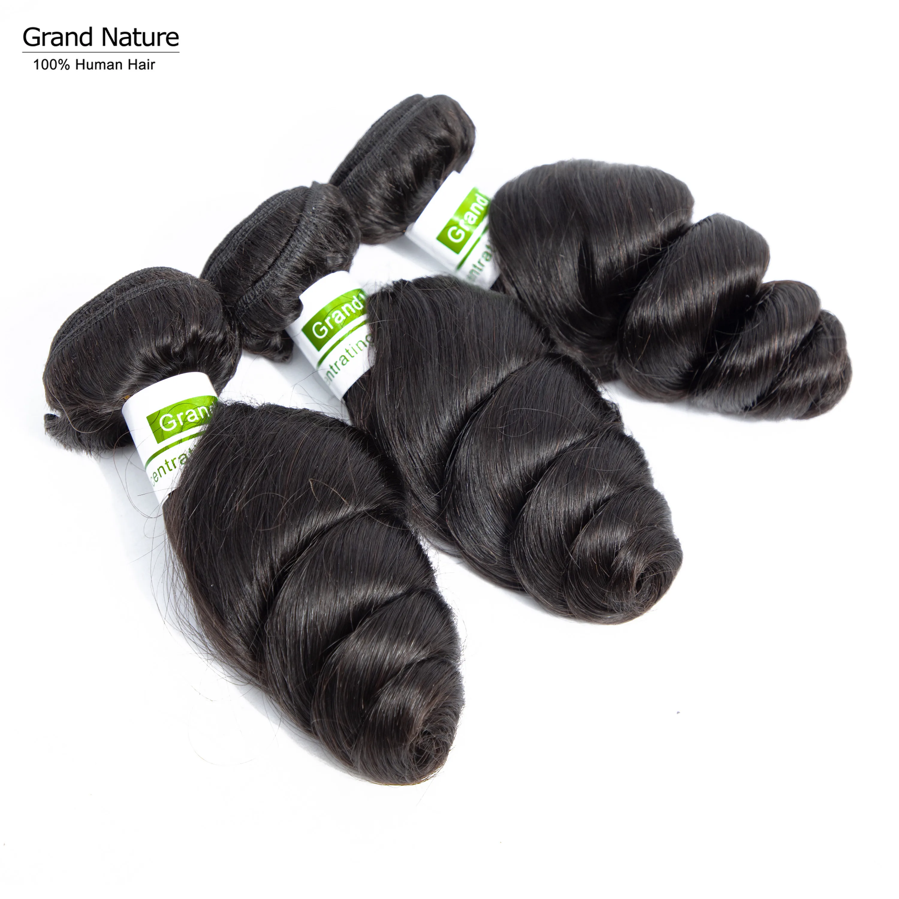 Бразильские свободные волнистые волосы, пучок с 360 фронтальным закрытием, предварительно сорванные Remy человеческие волосы с линией волос, французская волна 4 шт