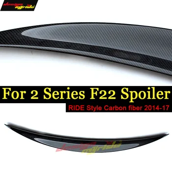 

For BMW F20 F22 Tail Rear Trunk Spoiler Lip Wing Ride style Carbon fiber 220i 228i 230i 230xDrive 235i Spoiler Lip Wing 2014-17