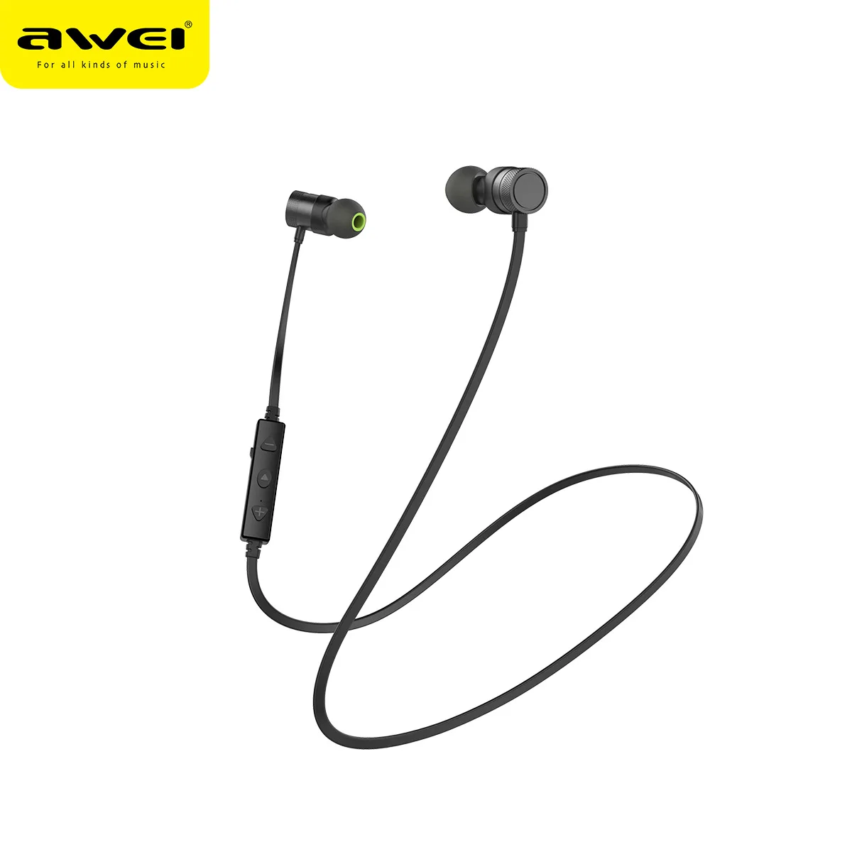 

AWEI WT20 bluetooth4.2 Stereo Wireless Earphone In Ear Sport Running Earbuds with Mic for Iphone for Huawei Mini Earphone