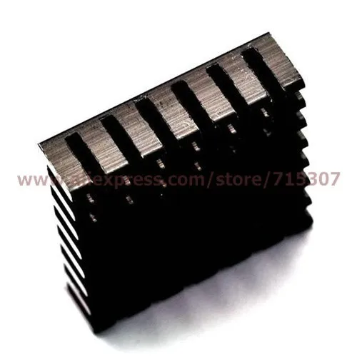 Phiscale 10 шт. 28*28*8/28x28x8 мм черный теплоотвод используется для чипов