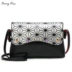 Tonny Kizz Matte Designer Women Evening Bag Shoulder Bags Girls Flap Handbag Fashion Geometric Casual Clutch Messenger Flap Bags