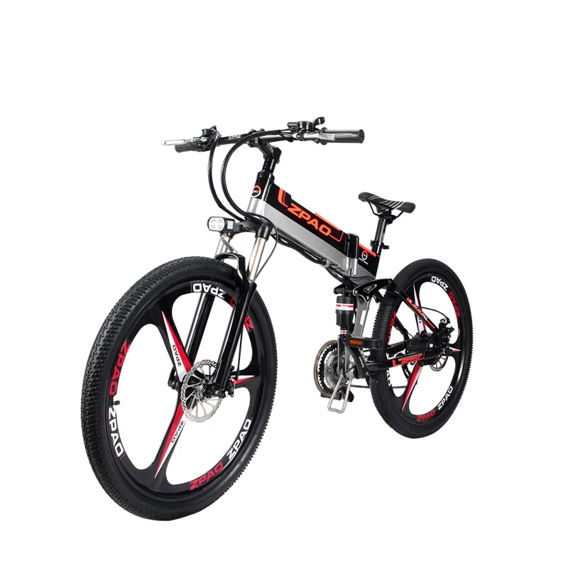 Good Chance for  Electric Bike 350W 48V Two Wheel Electric Bicycle Mountain Bike Double Suspension/Brake System Fold