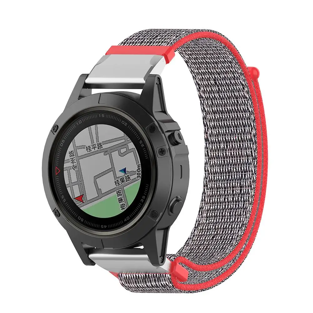 Запястье для Garmin Quatix 3 Fenix 5X Fenix3 HR Tactix Bravo Смарт часы нейлон Спортивный ремешок на