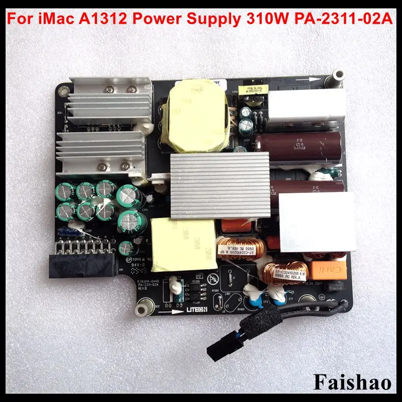 

Faishao New Power Supply Board 310W PA-2311-02A For iMac 27" A1312 Late 2009 Mid 2010 2011 Year