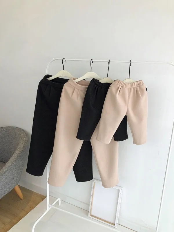 

Matching Clothes Family Fashion Casual Thick Mommy And Me Pants Mother And Daughter Trousers Baby Boys Girls Pants Mother & Kids