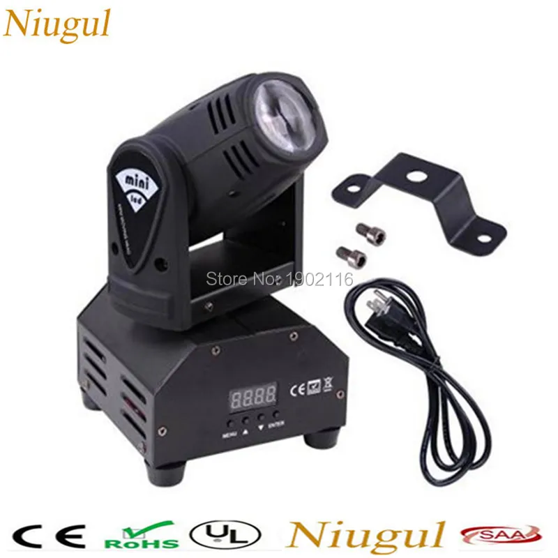 

10W RGBW Mini LED Moving Head Light/Disco DJ Spot Lighting/LED Spotlight/DMX512 LED Beam Stage Lights/Linear Beam Effect Pinspot