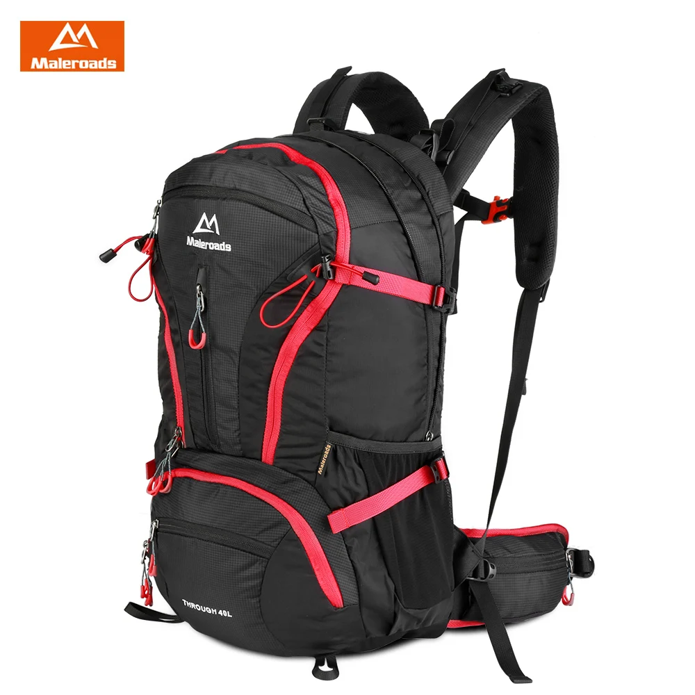Maleroads 40L нейлоновая дорожная сумка Открытый спортивный походный рюкзак