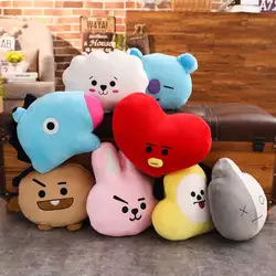 Bangtan Bt21 мультфильм Pilllow милая мягкая подушка в виде животного мягкие игрушки для детей Growups подарок 35/45 см комнаты; декор 2019 Новый