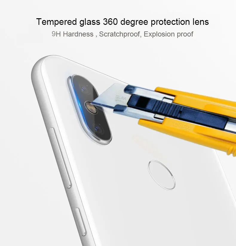 Bakeey 2 шт. закаленное стекло для Xiaomi Mi8 SE с защитой от царапин прозрачное камеры