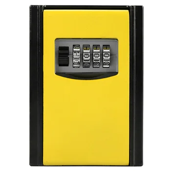

Promotion! 4 Digit Combination Wall Mount Key Storage Secret Box Storage Box Password Key Storage Organizer Case