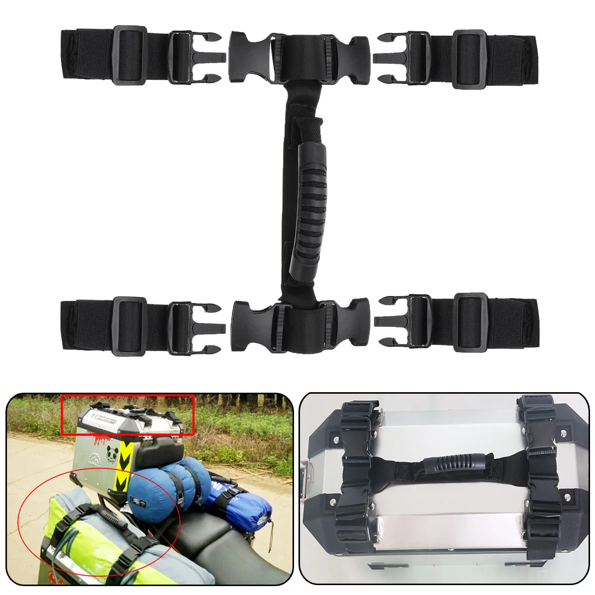 Handle Rope for Aluminum Alloy Side font b Box b font for BMW R1200GS LC ADV