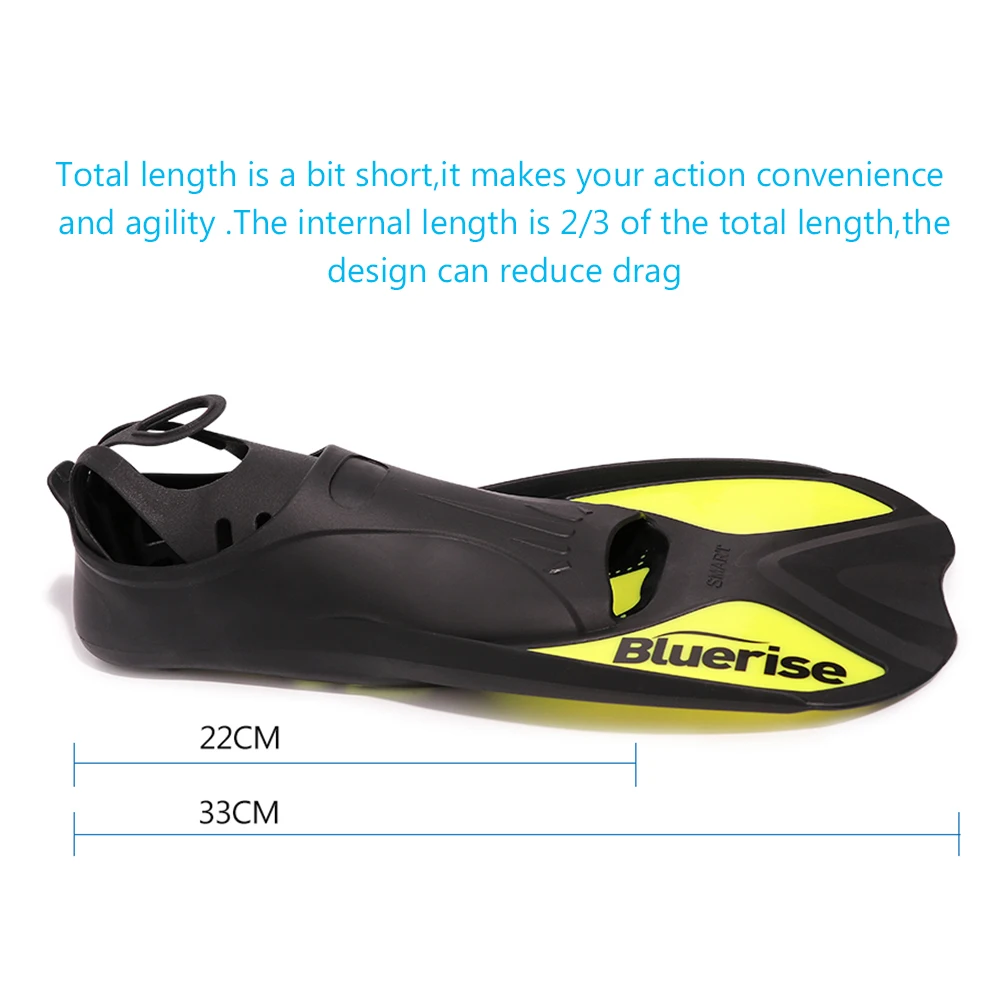 BLUERISE Snorkel Swim Fins Neoprene Swimming Flipper Anti-slip Diving Fins For Adults Neoprene Flippers For Snorkeling Surfing BLUERISE Snorkel Swim Fins Neoprene Swimming Flipper Anti-slip Diving Fins For Adults Neoprene Flippers For Snorkeling Surfing