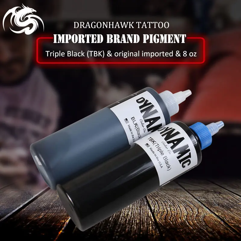 Black Tattoo Ink for Tattoo Kit Black Colos 8OZ Tattoo Pigment Original